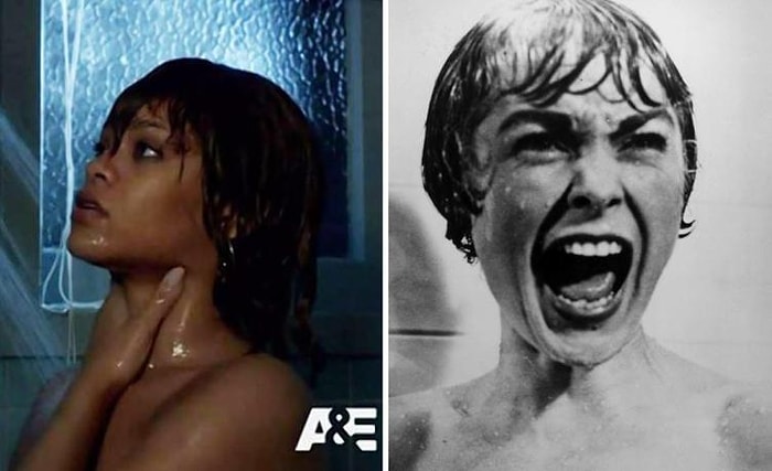 Rihanna'nın 'Bates Motel'de Canlandırdığı 'Psycho'nun Efsane Duş Sahnesi Yayınlandı