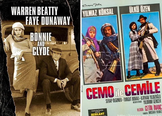 Bonnie and Clyde (1967) / Cemo ile Cemile (1971)