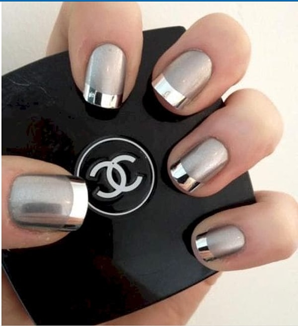12. Серый + серебристый металлик - просто и в то же время взгляд не оторвать