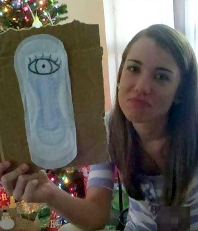 20. "Dad gave me an eye-pad as a gift this christmas. He thought it was so funny…"
