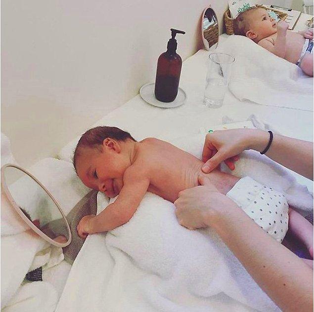 8. Avustralya'da bebekler için spa yapmışlar. Fotolara bakın nasıl mutlular ya.