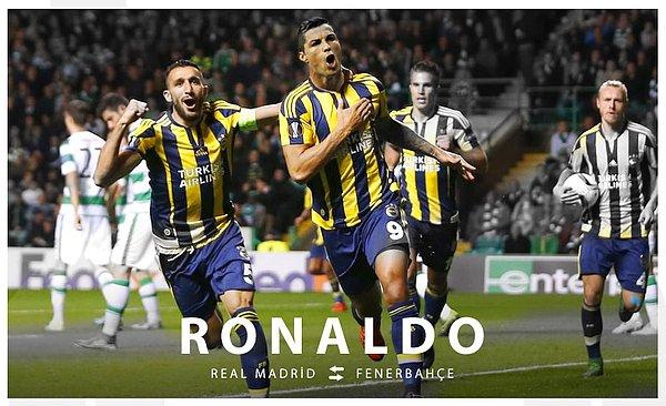 Cristiano Ronaldo'nun, Mehmet Topal'lı gol sevinci - Fenerbahçe