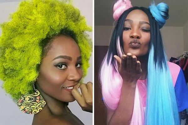 10. Неплохой переход он неоново-жёлтого к розово-голубому, правда?