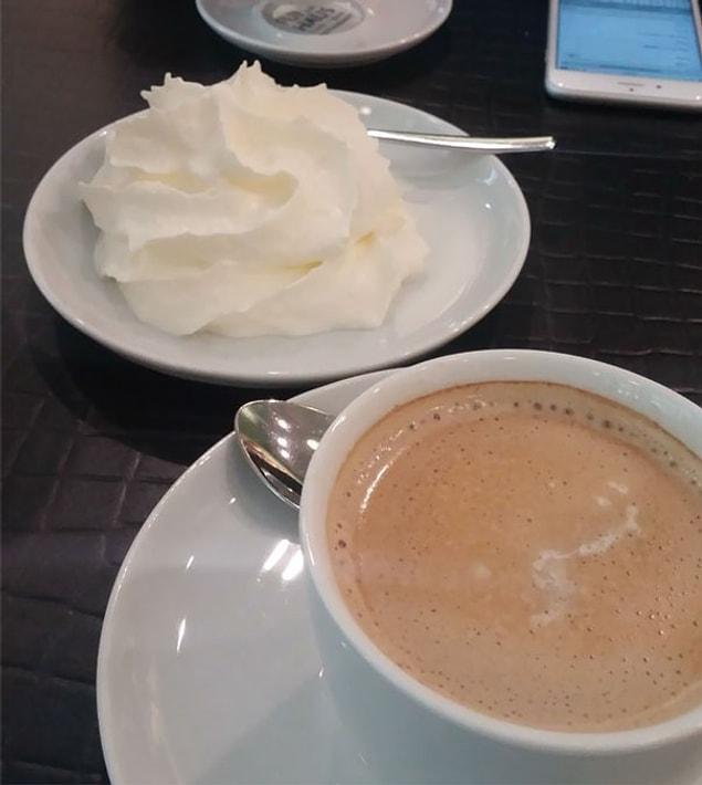 2. Ordered Coffee With Cream In Germany And This Is What I Got