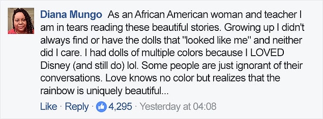 ''As an African American women and teacher I'm in tears...''