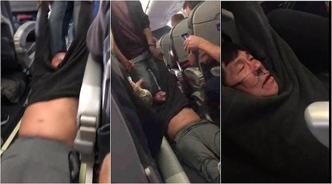 Tayt Yasağı Sonrası United Airlines'tan Bir Skandal Daha: Yolcuyu Döverek Uçaktan İndirdiler!