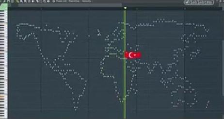 Şaşırtıcı Türkiye Notalarıyla, Dünya Haritasının Müziği