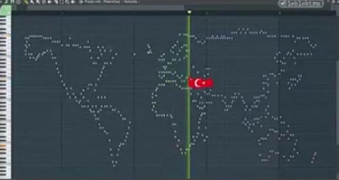 Şaşırtıcı Türkiye Notalarıyla, Dünya Haritasının Müziği