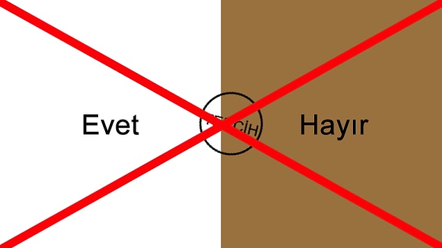 Damgayı ortaya bastığınızda da oyunuz yine geçersiz sayılacak.