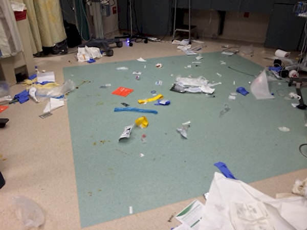 7. Палата скорой помощи после того, как была спасена жизнь