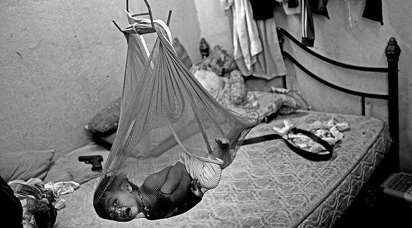1. A baby in a refugee home in Kuala Lumpur, Malaysia.