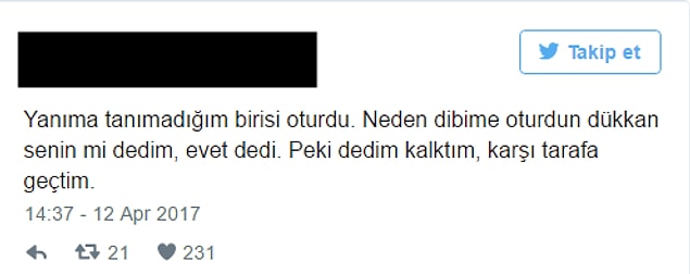 Dünyanın kendisine ait olduğunu düşünen tacizci zihniyet...