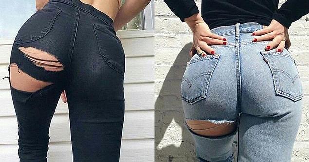 The brand is a favorite among celebs like Kendall Jenner and Rihanna—both of whom might be able to make bare butt jeans look fairly cool.