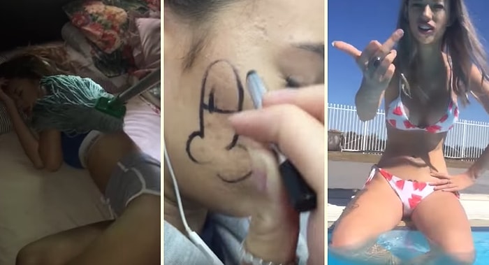 İnternetin En Muzip Kadınlarından İnsan İnsana Bunu Yapar mı Dedirten Şakalar