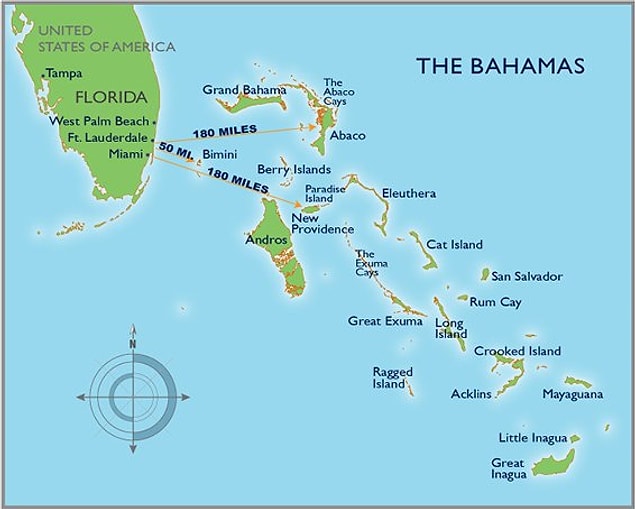 2. When all the golf courses in the world are brought together, they take up as much space as the Bahamas.
