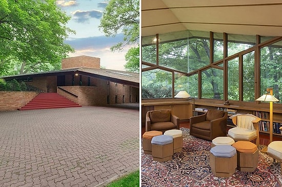 Vintage Severler Buraya! 1960'lı Yıllardan Kalma Frank Lloyd Wright Tasarımı Ev