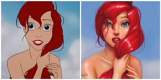 Художница меняет принцесс Диснея, рисуя их более реалистичными