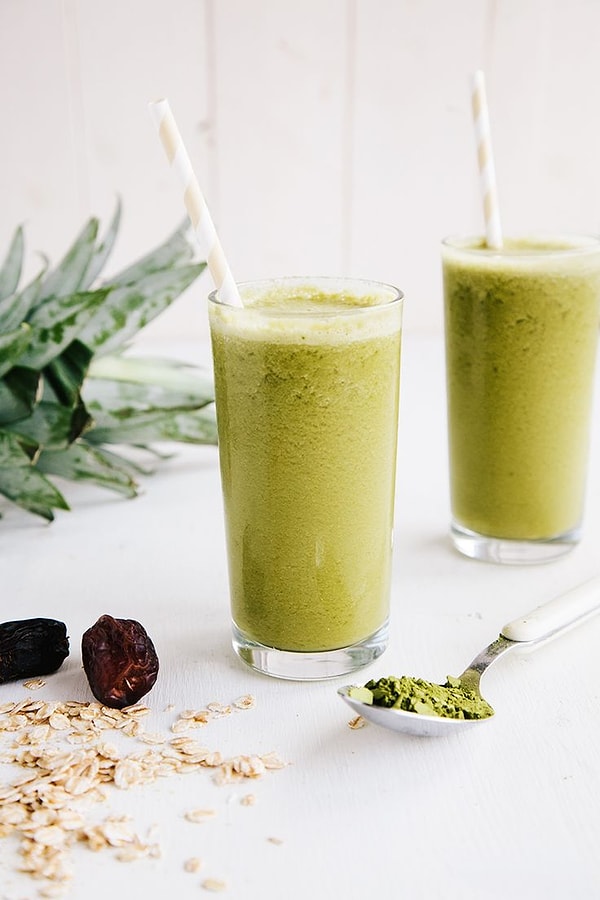 15. Зеленый коктейль на завтрак