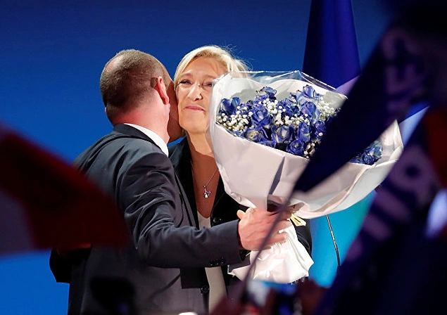 5. Aşırı sağcı Ulusal Cephe (FN) lideri Marine Le Pen, yaklaşık 7 milyon oy alarak, partisinin tarihindeki en büyük başarısını elde etti.