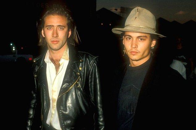 13. Johnny Depp aktörlük kariyerini Nicolas Cage’e borçlu