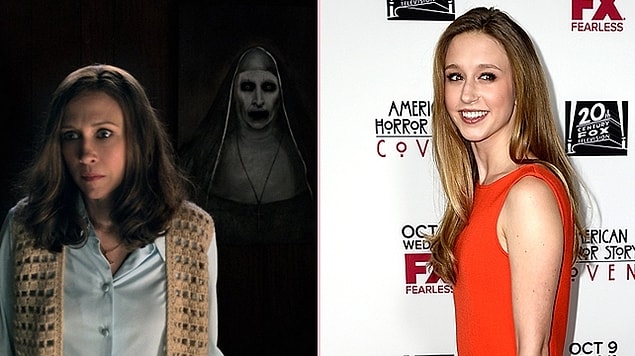 4. Vera Farmiga'nın kız kardeşi Taissa Farmiga, The Conjuring'in spin-off filmi The Nun'da genç rahibeyi canlandıracak.