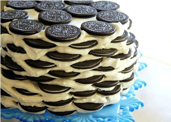 9. Торт из печенья Орео и творога