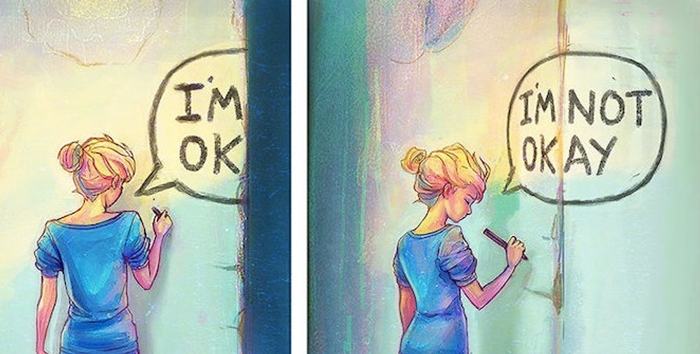 Сильные иллюстрации художницы, борющейся с психическим расстройством