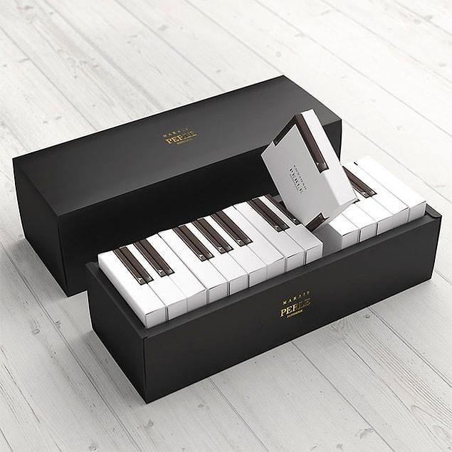 2. Marais Piano cake packaging
