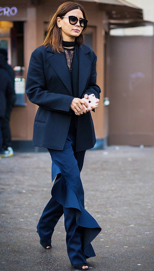 9. Вещь с оборками + блейзер