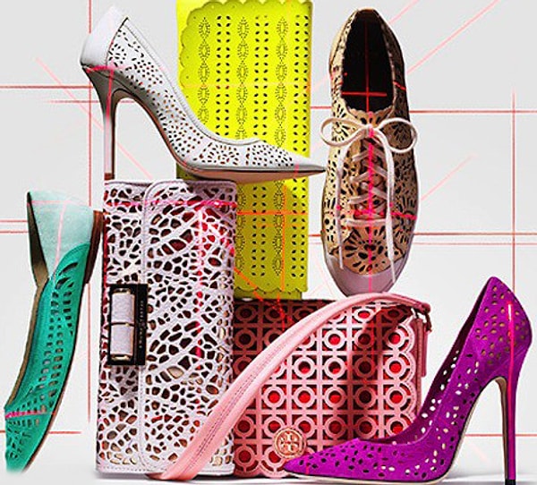 3. Обувь из перфорированной кожи