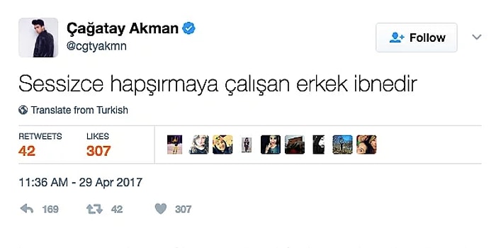 Gece Gölgenin Rahatına Bak, Bi de Dön Çağatay'ın Attığı Tweet'e Bak!