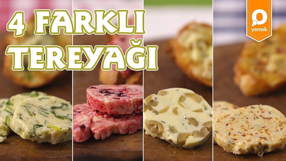 Kahvaltıyı Mükemmelleştiriyoruz! 4 Farklı Tereyağı Nasıl Yapılır?