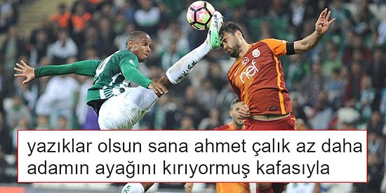 16 Yorum ile 5-0'lık Bursaspor-Galatasaray Maçının Sosyal Medya Özeti
