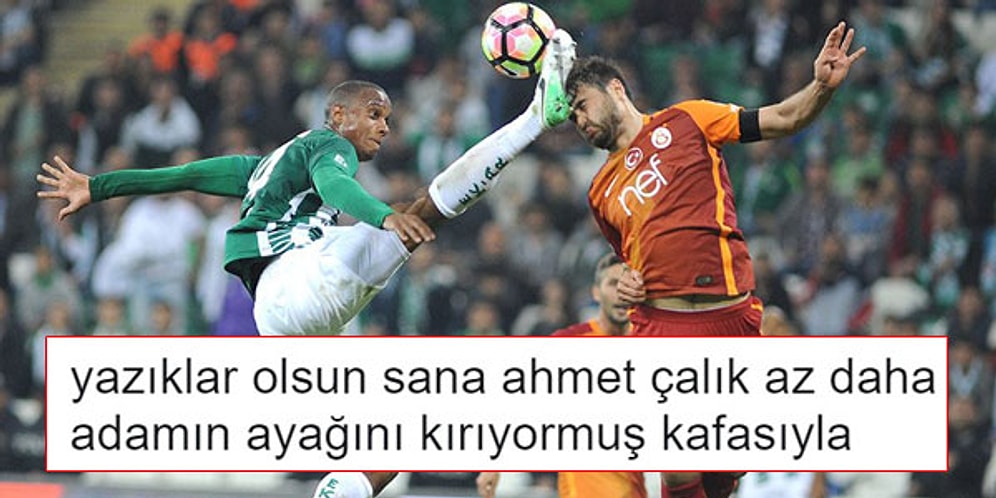 16 Yorum ile 5-0'lık Bursaspor-Galatasaray Maçının Sosyal Medya Özeti