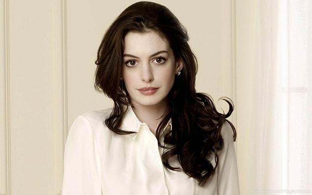 1. Anne Hathaway was raised as a very strict Catholic; She actually stuck to her beliefs and values during a large part of her adult life, but ...