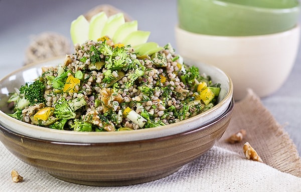 2. Салат с гречкой