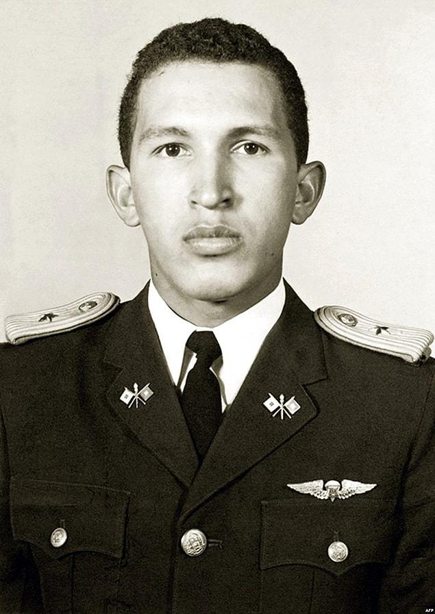 8. Thin Hugo Chavez In Military Academy
