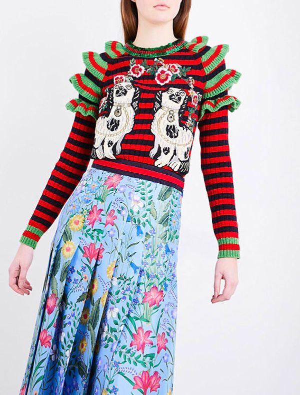 22. And finally, if you want to look like a Christmas tree in May, this jumper is only $2,090 (£1,615). Wonderful.
