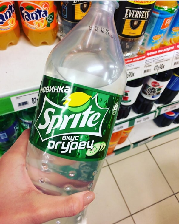 3. Спрайт со свежим огурцом