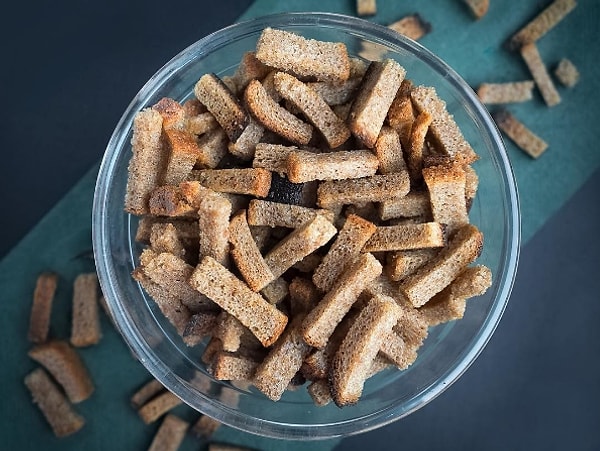 16. Сухарики из ржаного хлеба