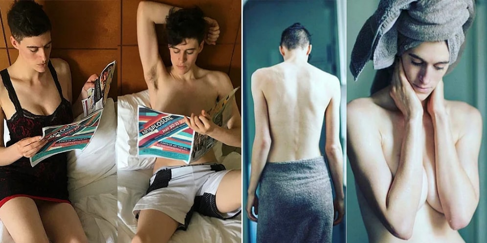 Kadın mı Erkek mi? Toplumsal Klişelere Meydan Okumak İçin Poz Veren Çift Cinsiyetli Model