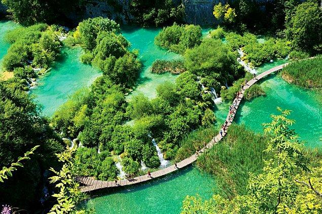7. Hırvatistan: Plitvice Gölleri Ulusal Parkı
