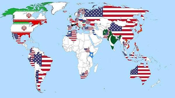 14. "Dünya barışı için en büyük tehdit hangi ülke?" diye sorulduğunda verilen yanıtlar