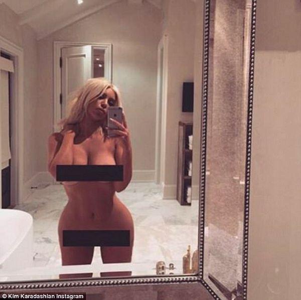 She famously courted controversy when she shared a naked selfie with the caption: 'When you're like I have nothing to wear LOL.'