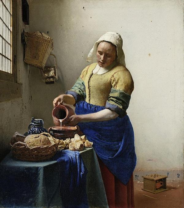 Ayrıca Vermeer'in eserinde yer alan kadınlar, o dönemde üretilen eserlerde yer alan bilindik güzelliklerden değildir.