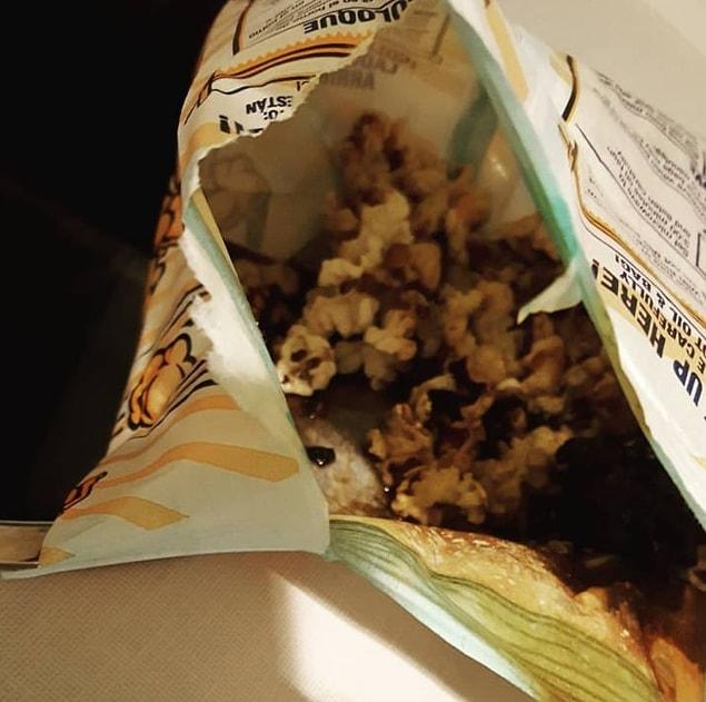 14. Popcorn is pretty much off-limits in your house.