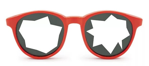 5. Сегодня явно не мой день. Я еще и уронила солнечные очки. Сможете понять, какой из осколков ЛИШНИЙ?