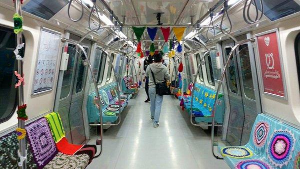 5. Metro İstanbul'dan "Metroya anne eli değerse" isimli çalışma 😊