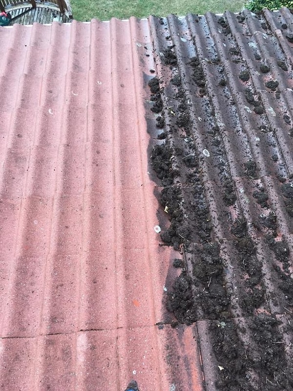 7. Сложно поверить, что эта крыша была настолько грязной!