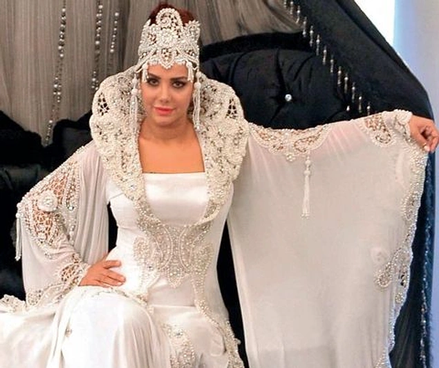 "Oğlumun sünnet düğününde de bunu giyecem inşallah" gelinliği